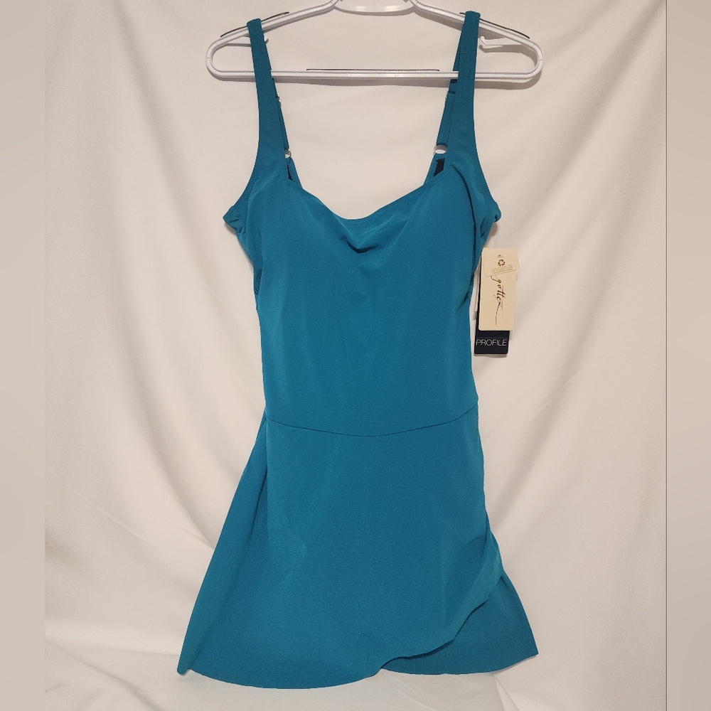 Profile by Gottex Tutti Frutti Women’s Square Neck Wrap Dress Swim Essential 14